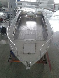चीन 3.00mm V Type Aluminum Flat Bottom Boats For Fishing , CE Certification आपूर्तिकर्ता